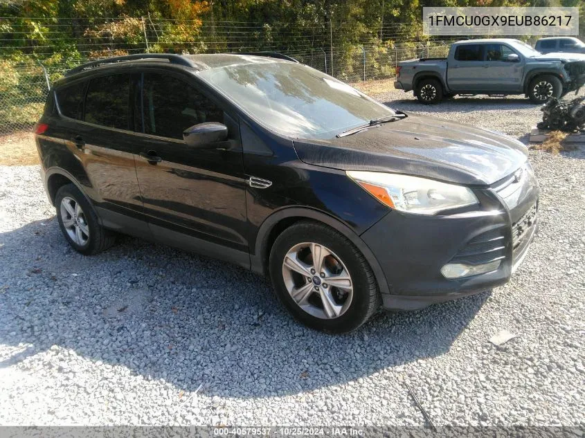 2014 Ford Escape Se VIN: 1FMCU0GX9EUB86217 Lot: 40579537