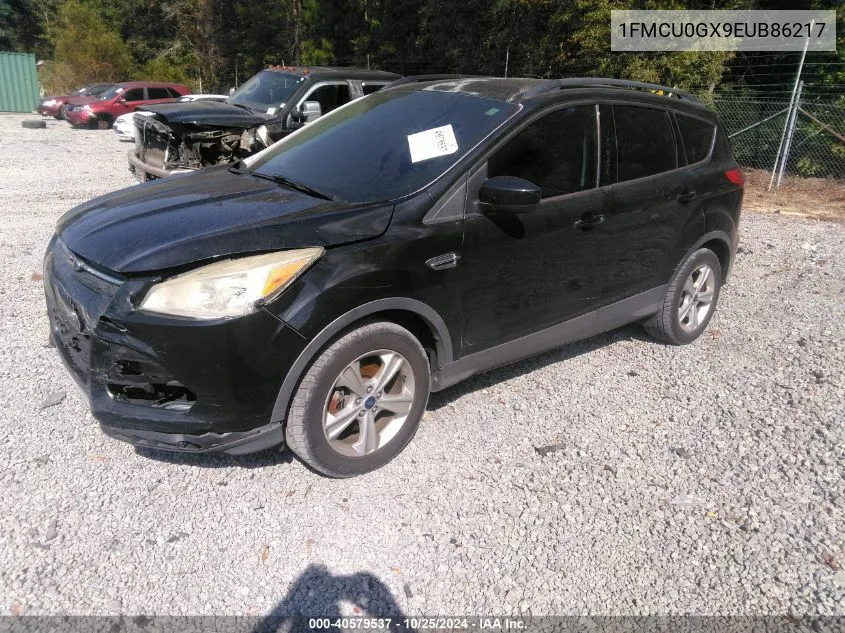 2014 Ford Escape Se VIN: 1FMCU0GX9EUB86217 Lot: 40579537