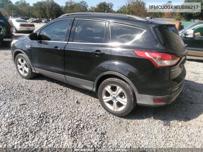 2014 Ford Escape Se VIN: 1FMCU0GX9EUB86217 Lot: 40579537