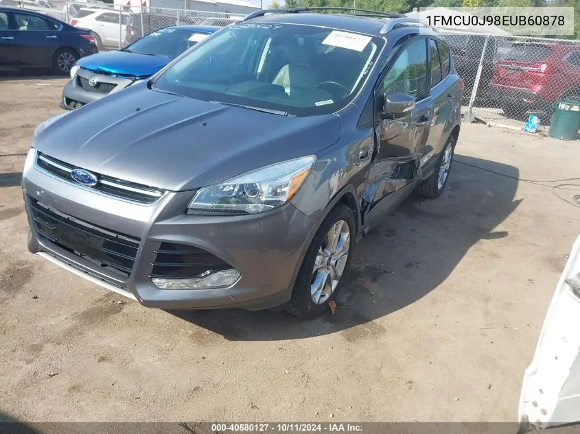 2014 Ford Escape Titanium VIN: 1FMCU0J98EUB60878 Lot: 40580127