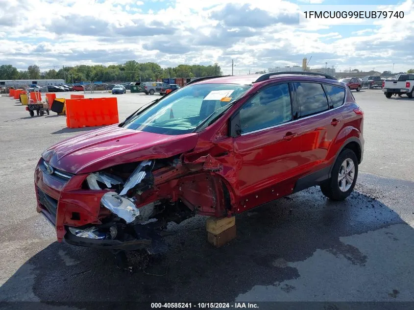 2014 Ford Escape Se VIN: 1FMCU0G99EUB79740 Lot: 40585241