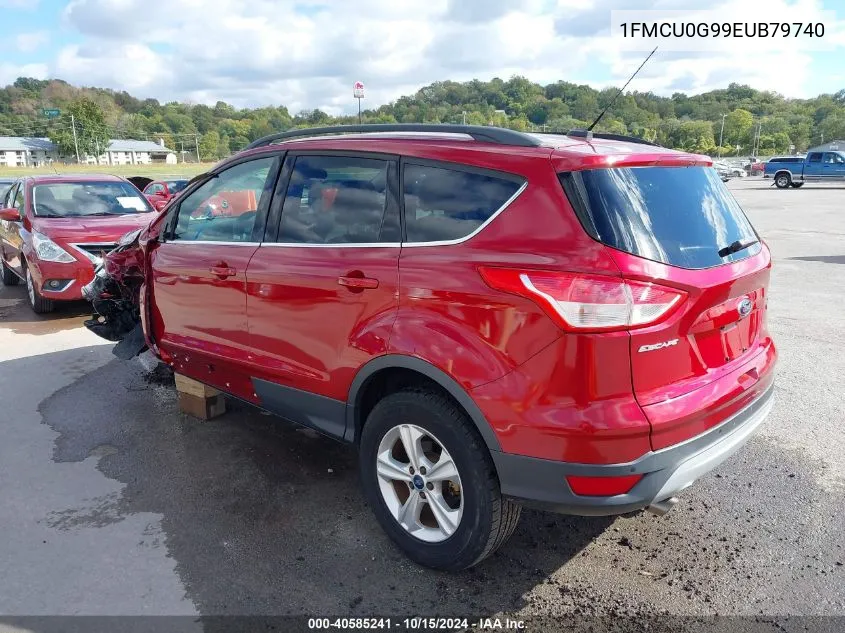 2014 Ford Escape Se VIN: 1FMCU0G99EUB79740 Lot: 40585241