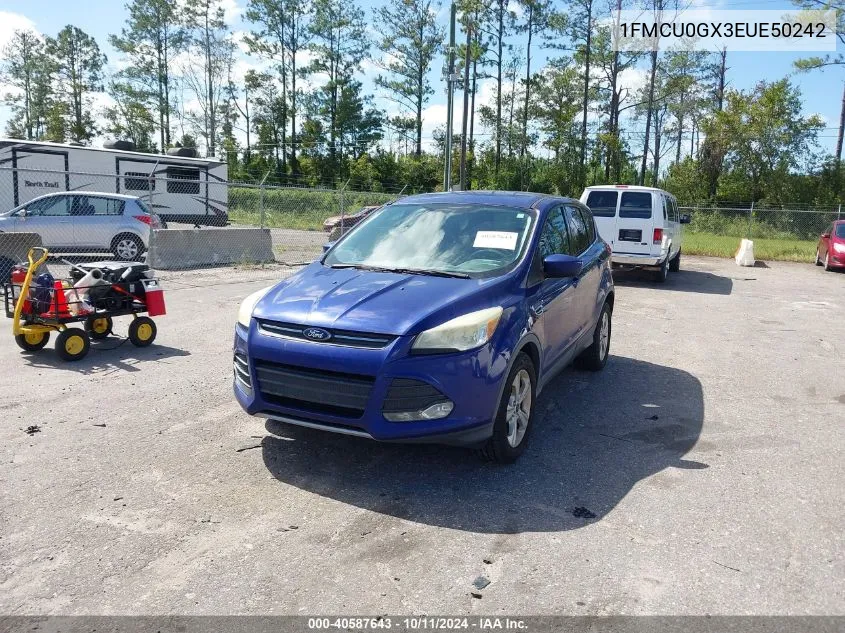 2014 Ford Escape Se VIN: 1FMCU0GX3EUE50242 Lot: 40587643