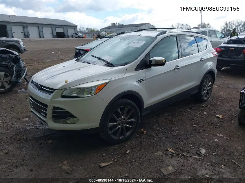 2014 Ford Escape Se VIN: 1FMCU0G98EUC99156 Lot: 40590144