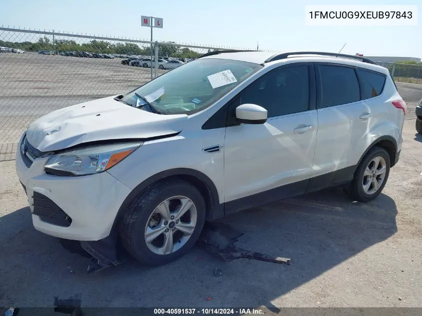 2014 Ford Escape Se VIN: 1FMCU0G9XEUB97843 Lot: 40591537