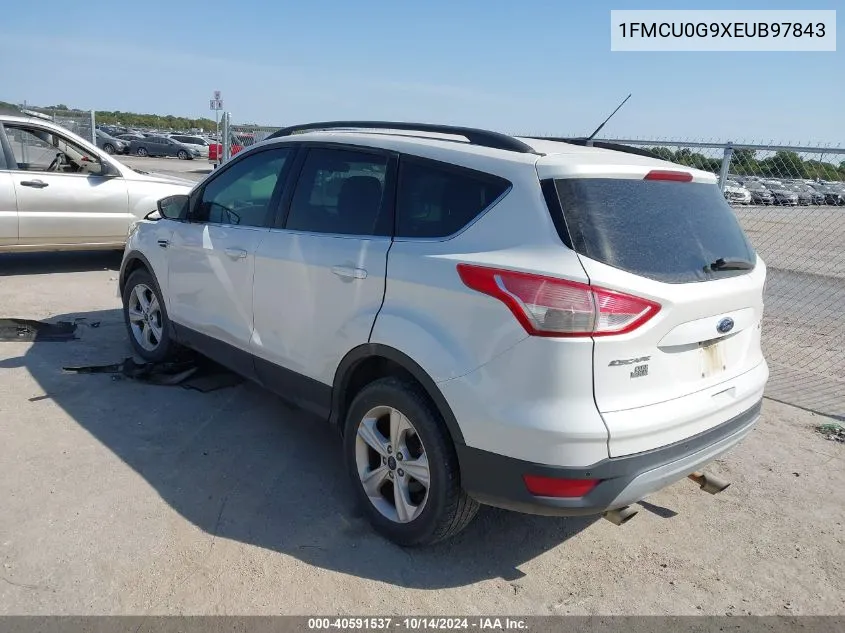 2014 Ford Escape Se VIN: 1FMCU0G9XEUB97843 Lot: 40591537