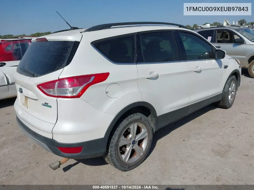 2014 Ford Escape Se VIN: 1FMCU0G9XEUB97843 Lot: 40591537