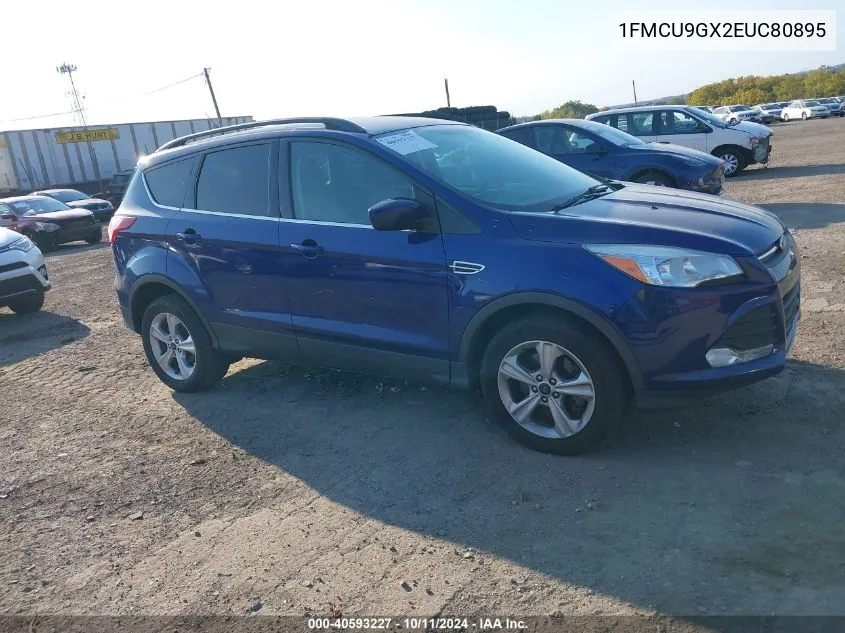 2014 Ford Escape Se VIN: 1FMCU9GX2EUC80895 Lot: 40593227