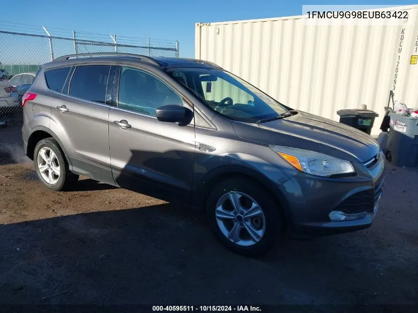 2014 Ford Escape Se VIN: 1FMCU9G98EUB63422 Lot: 40595511