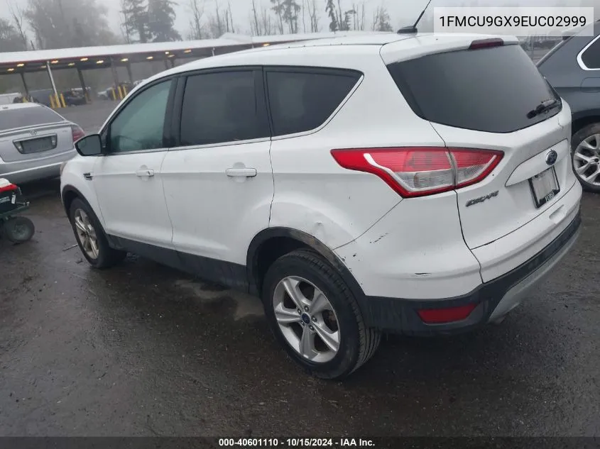 2014 Ford Escape Se VIN: 1FMCU9GX9EUC02999 Lot: 40601110