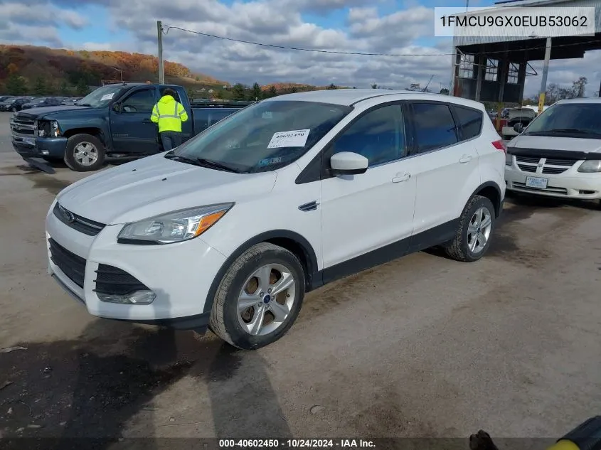 2014 Ford Escape Se VIN: 1FMCU9GX0EUB53062 Lot: 40602450