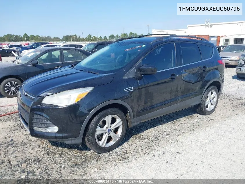 2014 Ford Escape Se VIN: 1FMCU9GXXEUC60796 Lot: 40603475