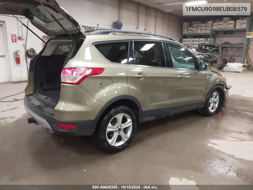 2014 Ford Escape Se VIN: 1FMCU9G98EUB08579 Lot: 40605305