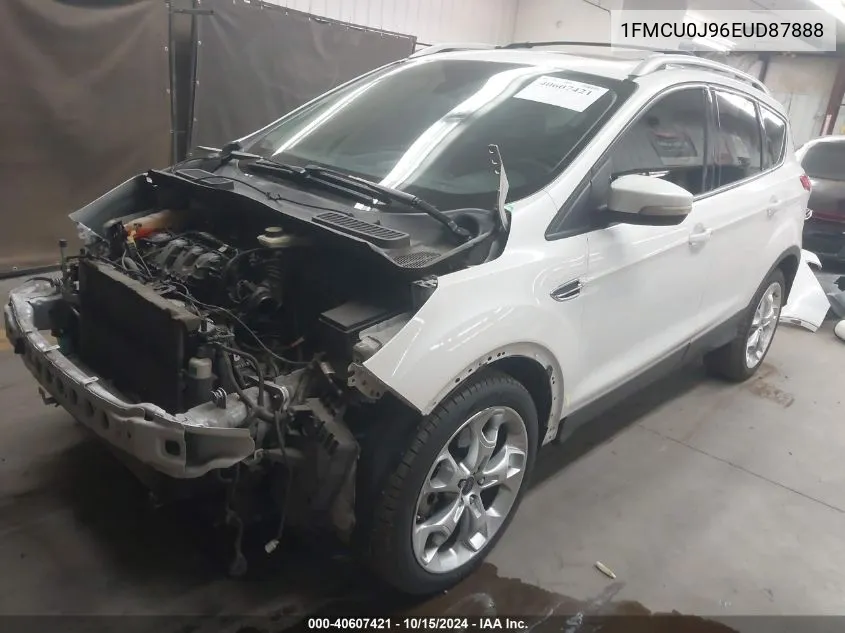 2014 Ford Escape Titanium VIN: 1FMCU0J96EUD87888 Lot: 40607421