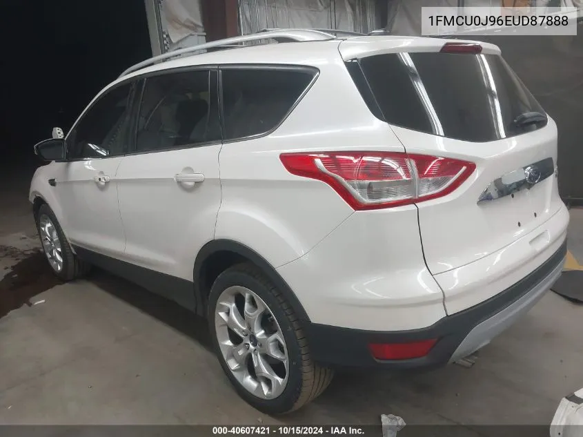 2014 Ford Escape Titanium VIN: 1FMCU0J96EUD87888 Lot: 40607421