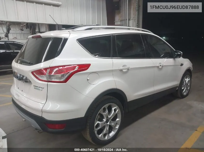 2014 Ford Escape Titanium VIN: 1FMCU0J96EUD87888 Lot: 40607421