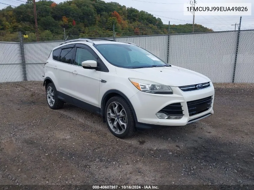 2014 Ford Escape Titanium VIN: 1FMCU9J99EUA49826 Lot: 40607987