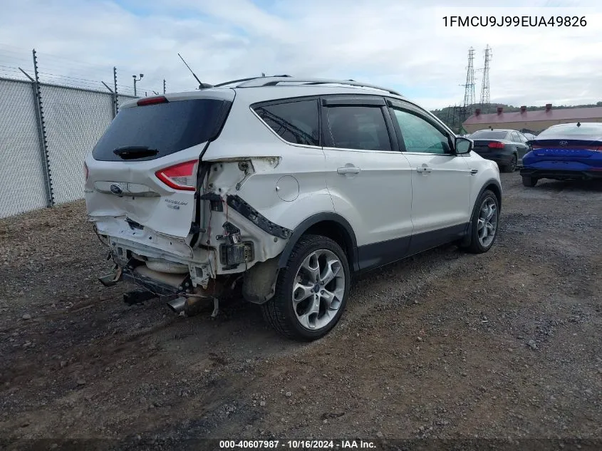 2014 Ford Escape Titanium VIN: 1FMCU9J99EUA49826 Lot: 40607987