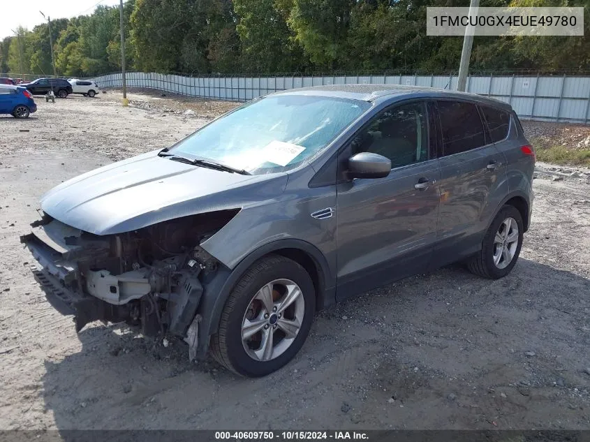 2014 Ford Escape Se VIN: 1FMCU0GX4EUE49780 Lot: 40609750