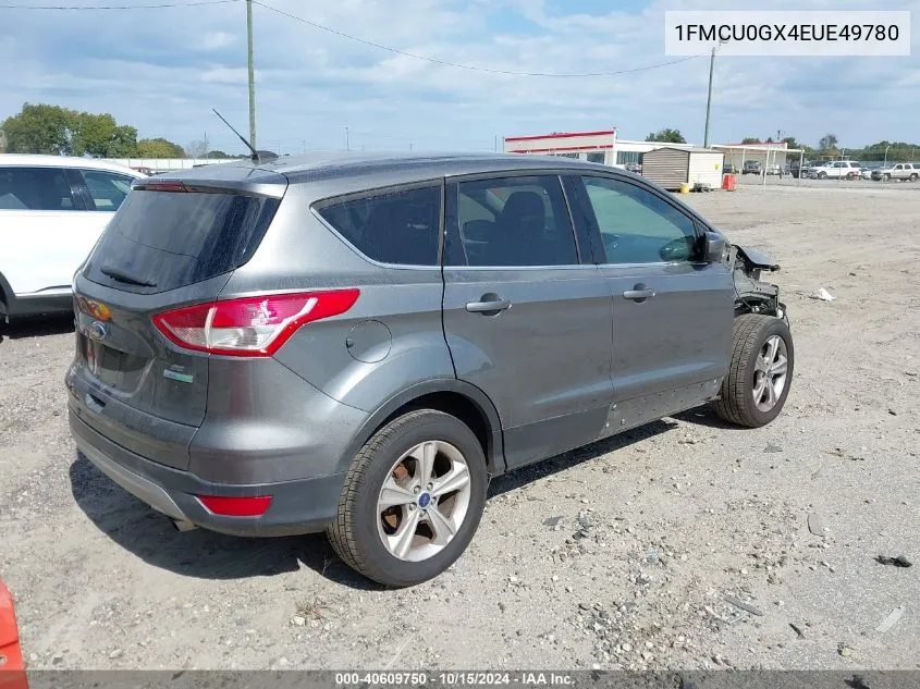 2014 Ford Escape Se VIN: 1FMCU0GX4EUE49780 Lot: 40609750