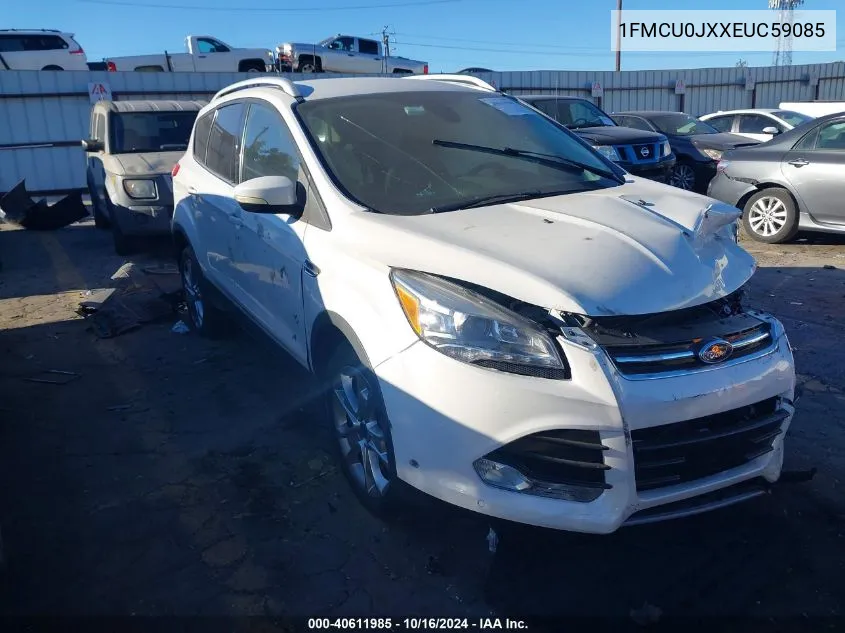 2014 Ford Escape Titanium VIN: 1FMCU0JXXEUC59085 Lot: 40611985