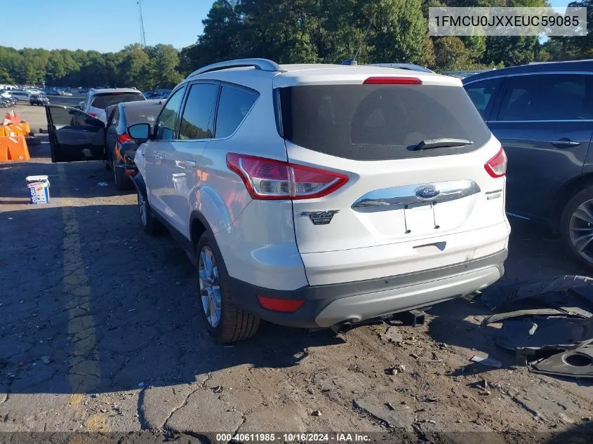 2014 Ford Escape Titanium VIN: 1FMCU0JXXEUC59085 Lot: 40611985