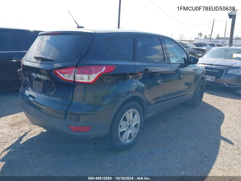 2014 Ford Escape S VIN: 1FMCU0F78EUD50638 Lot: 40612589