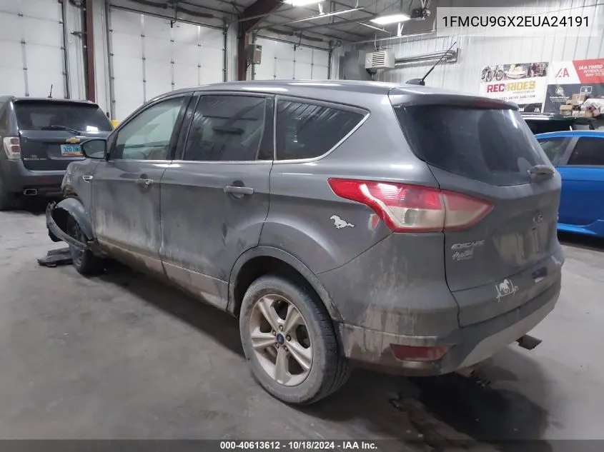 2014 Ford Escape Se VIN: 1FMCU9GX2EUA24191 Lot: 40613612