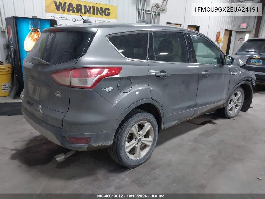 2014 Ford Escape Se VIN: 1FMCU9GX2EUA24191 Lot: 40613612