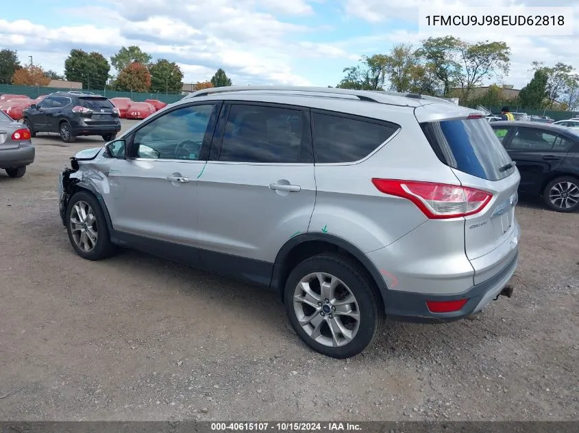 2014 Ford Escape Titanium VIN: 1FMCU9J98EUD62818 Lot: 40615107