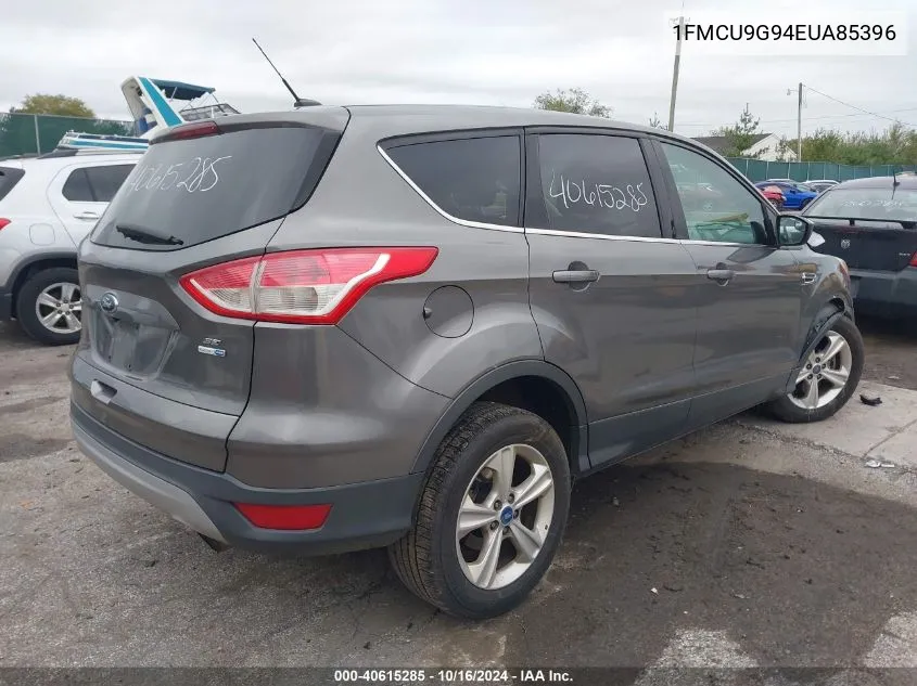 2014 Ford Escape Se VIN: 1FMCU9G94EUA85396 Lot: 40615285