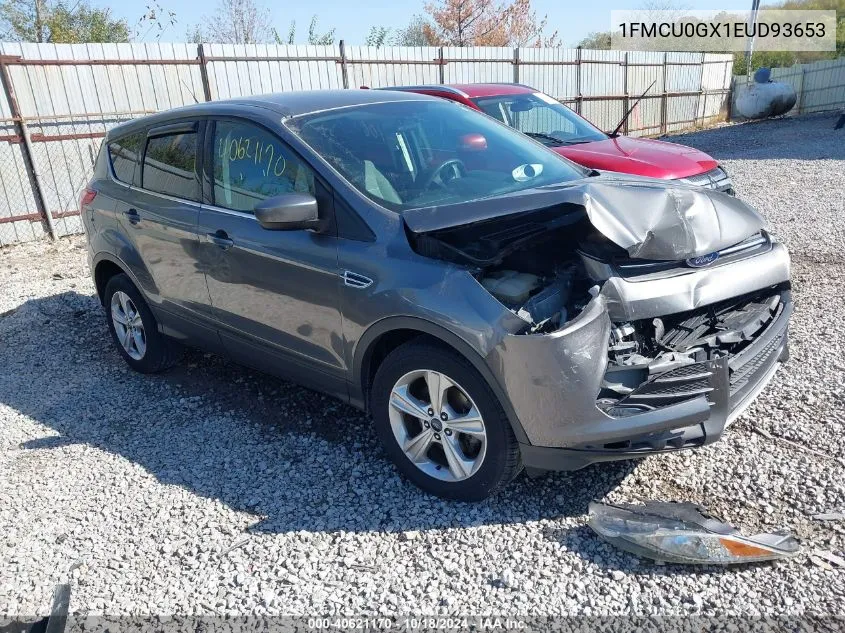 2014 Ford Escape Se VIN: 1FMCU0GX1EUD93653 Lot: 40621170