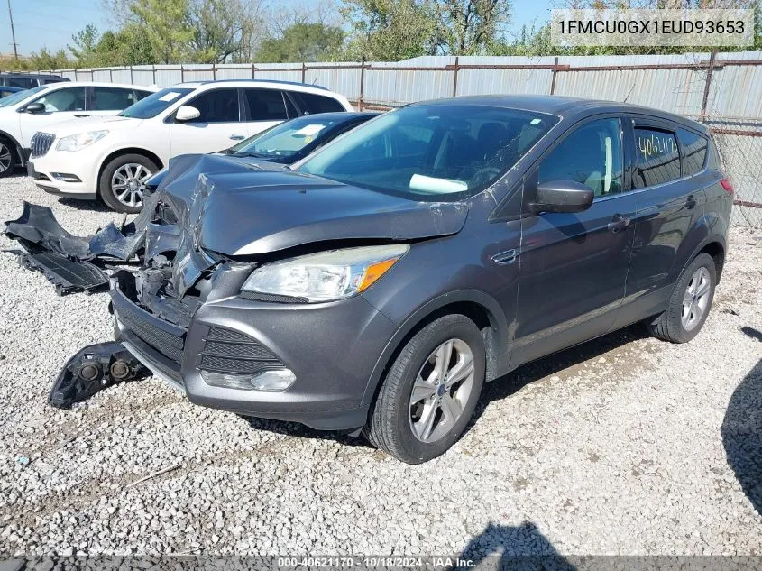 2014 Ford Escape Se VIN: 1FMCU0GX1EUD93653 Lot: 40621170