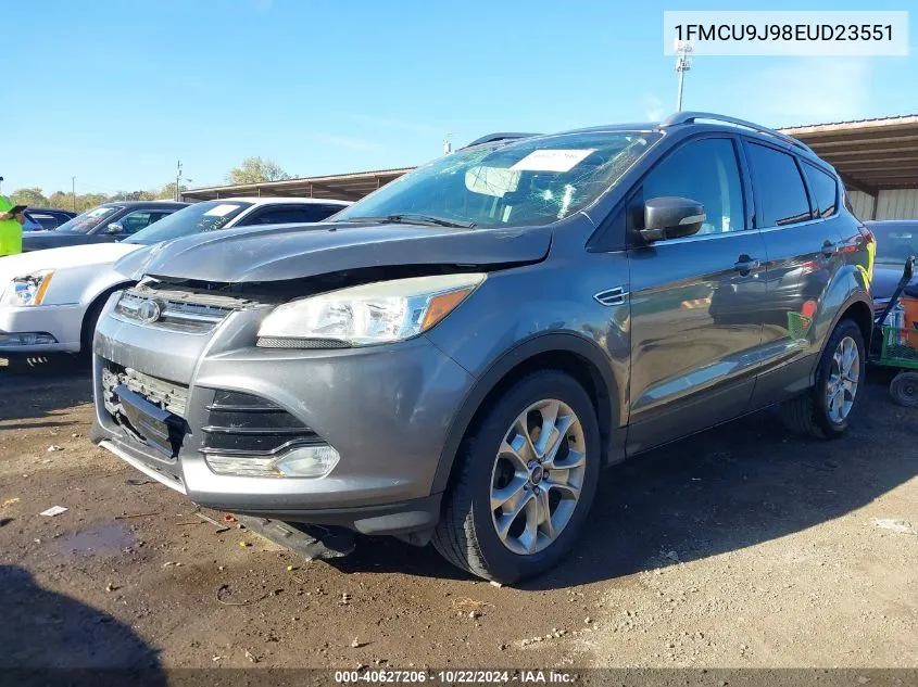 2014 Ford Escape Titanium VIN: 1FMCU9J98EUD23551 Lot: 40627206