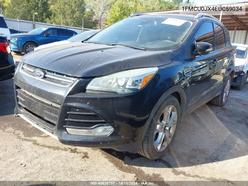 2014 Ford Escape Titanium VIN: 1FMCU0JX4EUC59034 Lot: 40630757