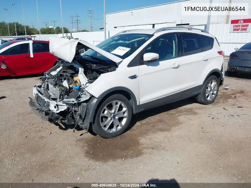 2014 Ford Escape Titanium VIN: 1FMCU0JX5EUA86544 Lot: 40634825