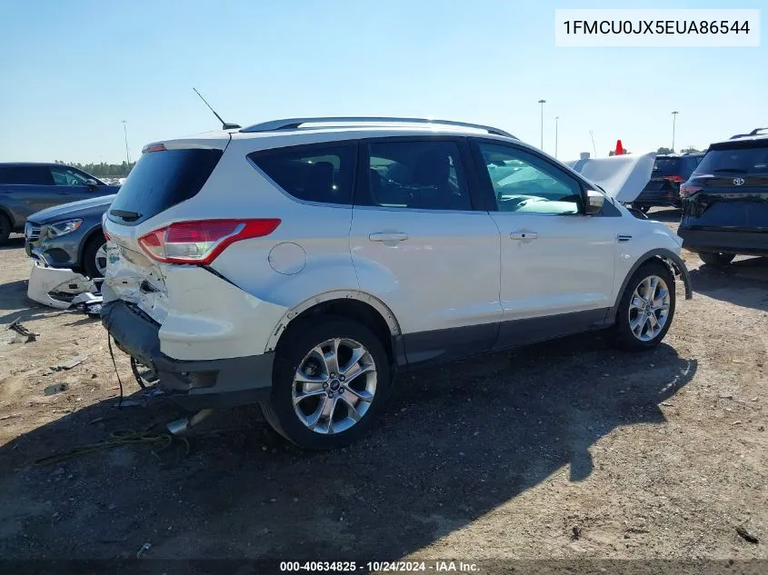 2014 Ford Escape Titanium VIN: 1FMCU0JX5EUA86544 Lot: 40634825