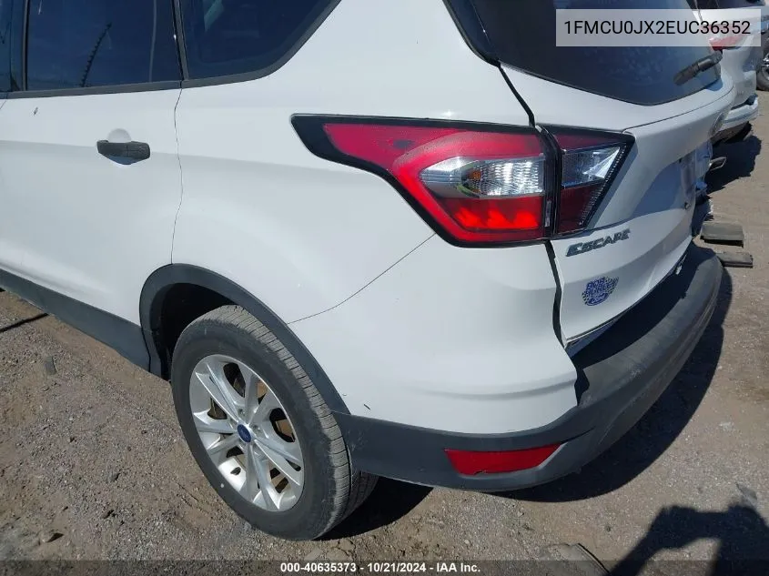 2014 Ford Escape Titanium VIN: 1FMCU0JX2EUC36352 Lot: 40635373