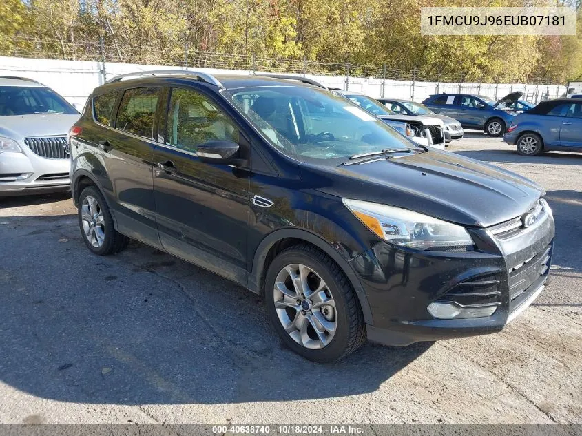 2014 Ford Escape Titanium VIN: 1FMCU9J96EUB07181 Lot: 40638740