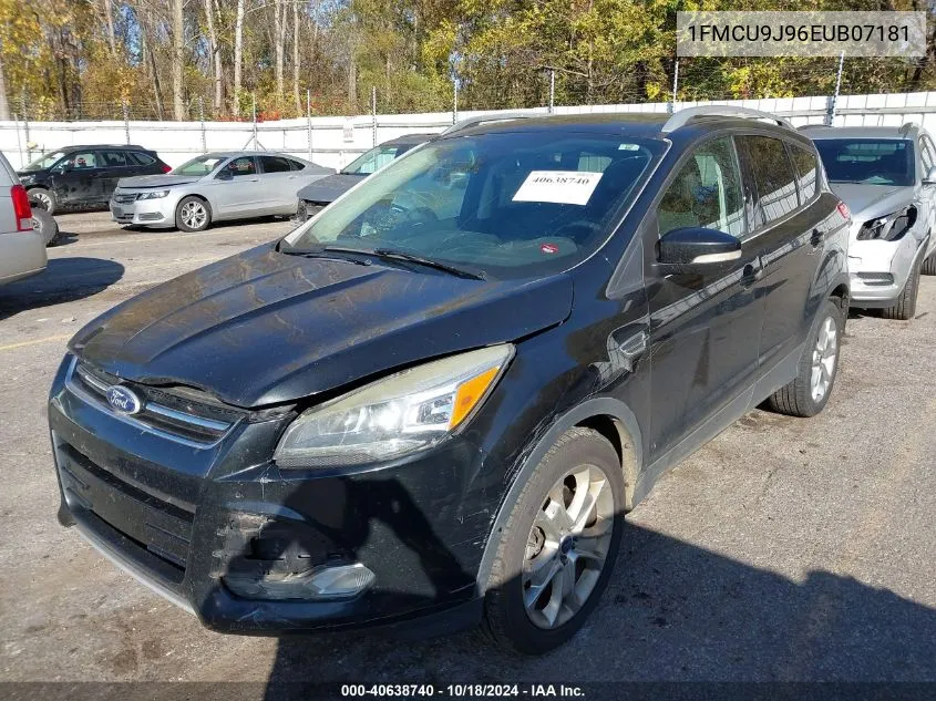 2014 Ford Escape Titanium VIN: 1FMCU9J96EUB07181 Lot: 40638740