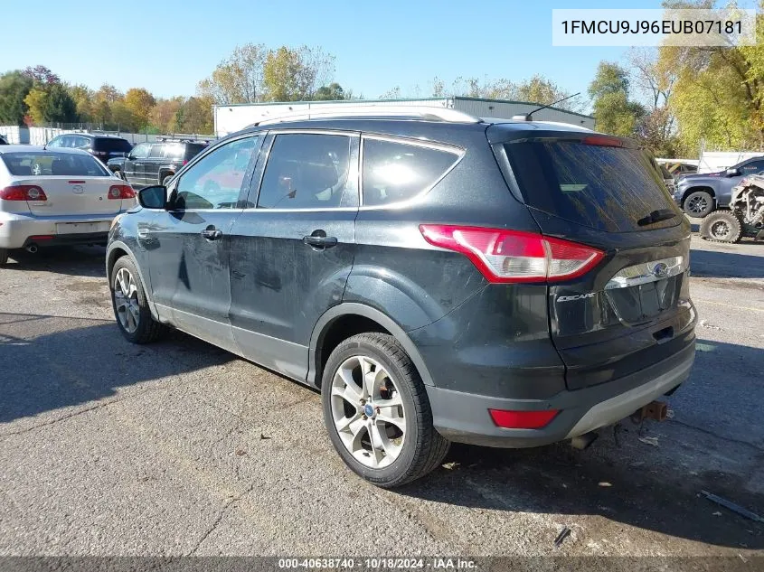 2014 Ford Escape Titanium VIN: 1FMCU9J96EUB07181 Lot: 40638740