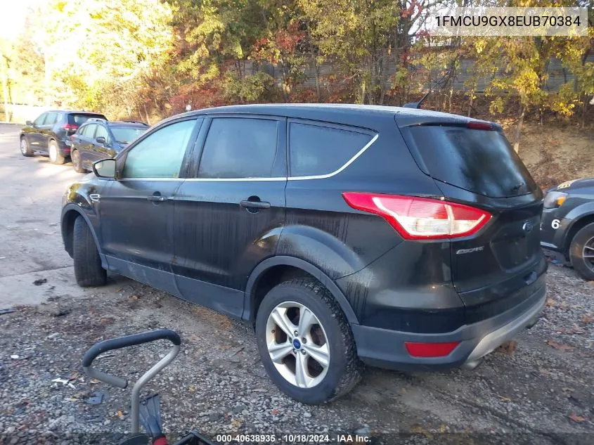 2014 Ford Escape Se VIN: 1FMCU9GX8EUB70384 Lot: 40638935