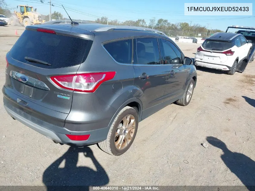 2014 Ford Escape Titanium VIN: 1FMCU0J9XEUD52433 Lot: 40640310