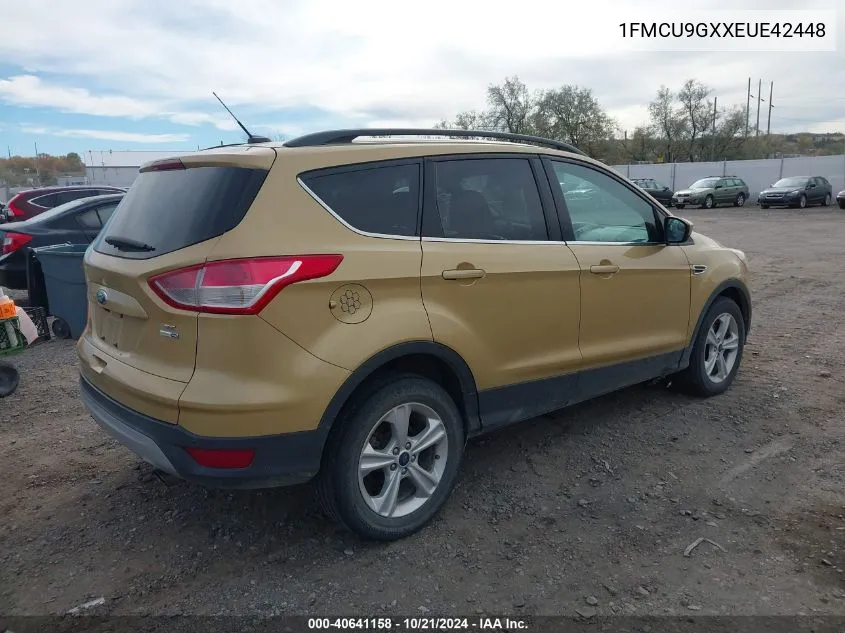 2014 Ford Escape Se VIN: 1FMCU9GXXEUE42448 Lot: 40641158