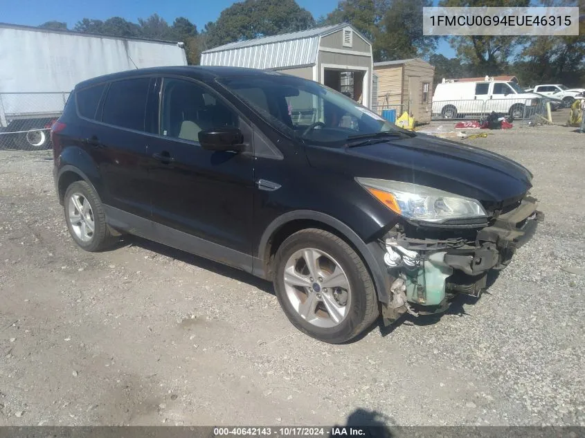 2014 Ford Escape Se VIN: 1FMCU0G94EUE46315 Lot: 40642143