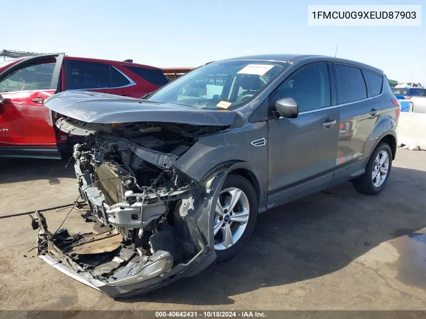 2014 Ford Escape Se VIN: 1FMCU0G9XEUD87903 Lot: 40642431