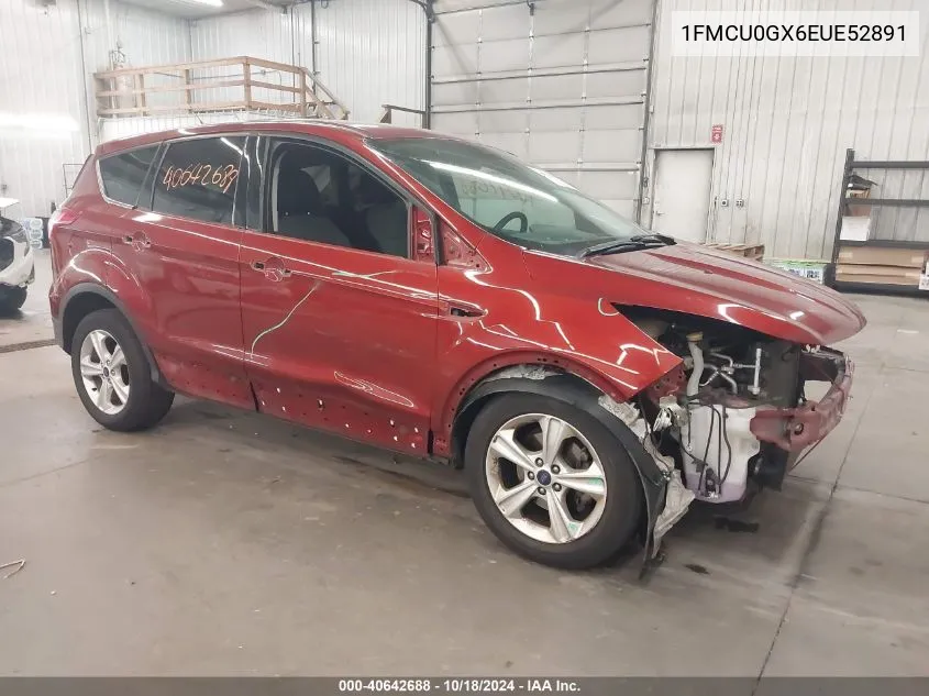 2014 Ford Escape Se VIN: 1FMCU0GX6EUE52891 Lot: 40642688