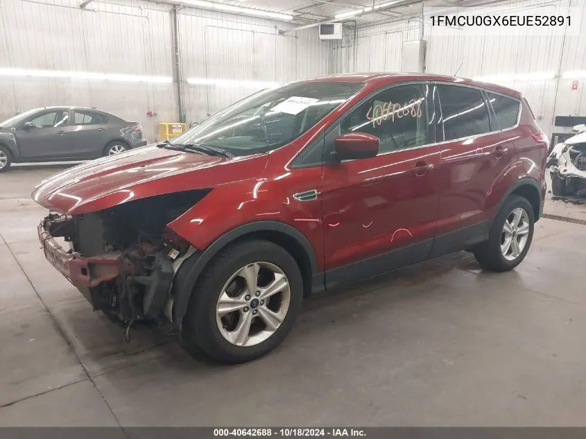 2014 Ford Escape Se VIN: 1FMCU0GX6EUE52891 Lot: 40642688