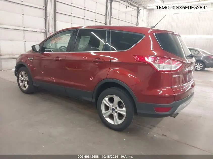 2014 Ford Escape Se VIN: 1FMCU0GX6EUE52891 Lot: 40642688