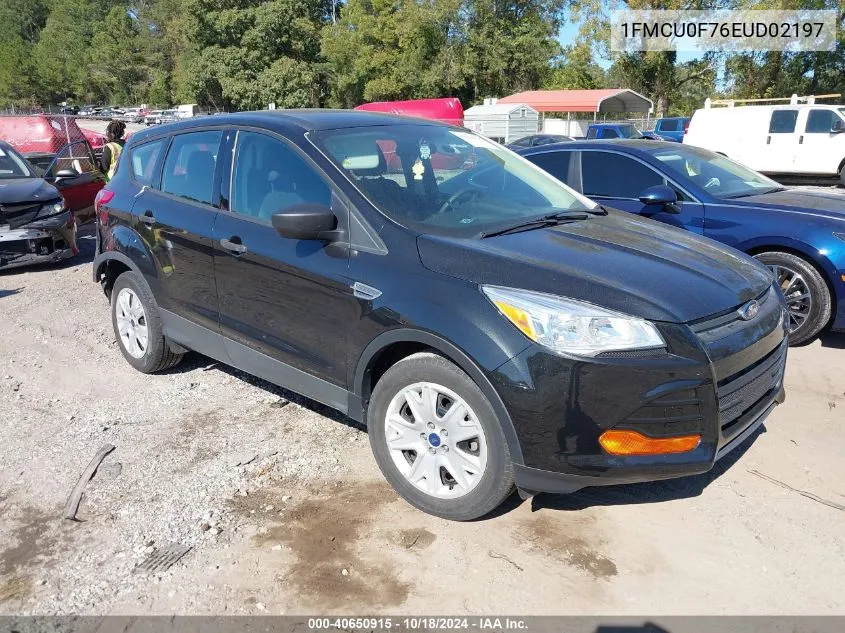 2014 Ford Escape S VIN: 1FMCU0F76EUD02197 Lot: 40650915